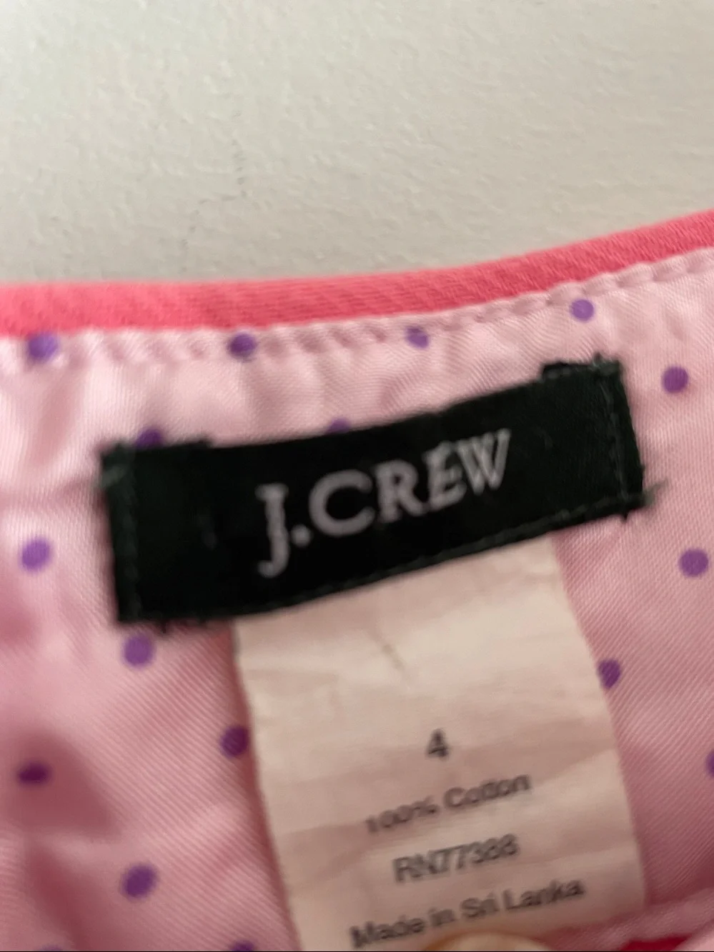 J. CREW Pink Bow-Front Pencil Skirt